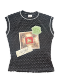 archive cat sleeveless tee