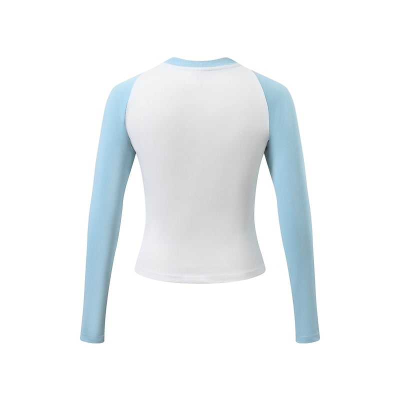cat raglan long sleeve top