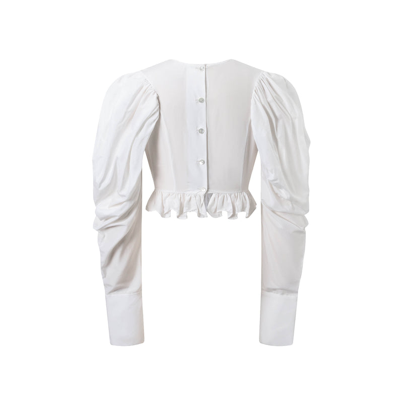 Yuhan wangトップス 追加》【Yuhan Wang for LULU】lace bow sweatshirt（スウェット