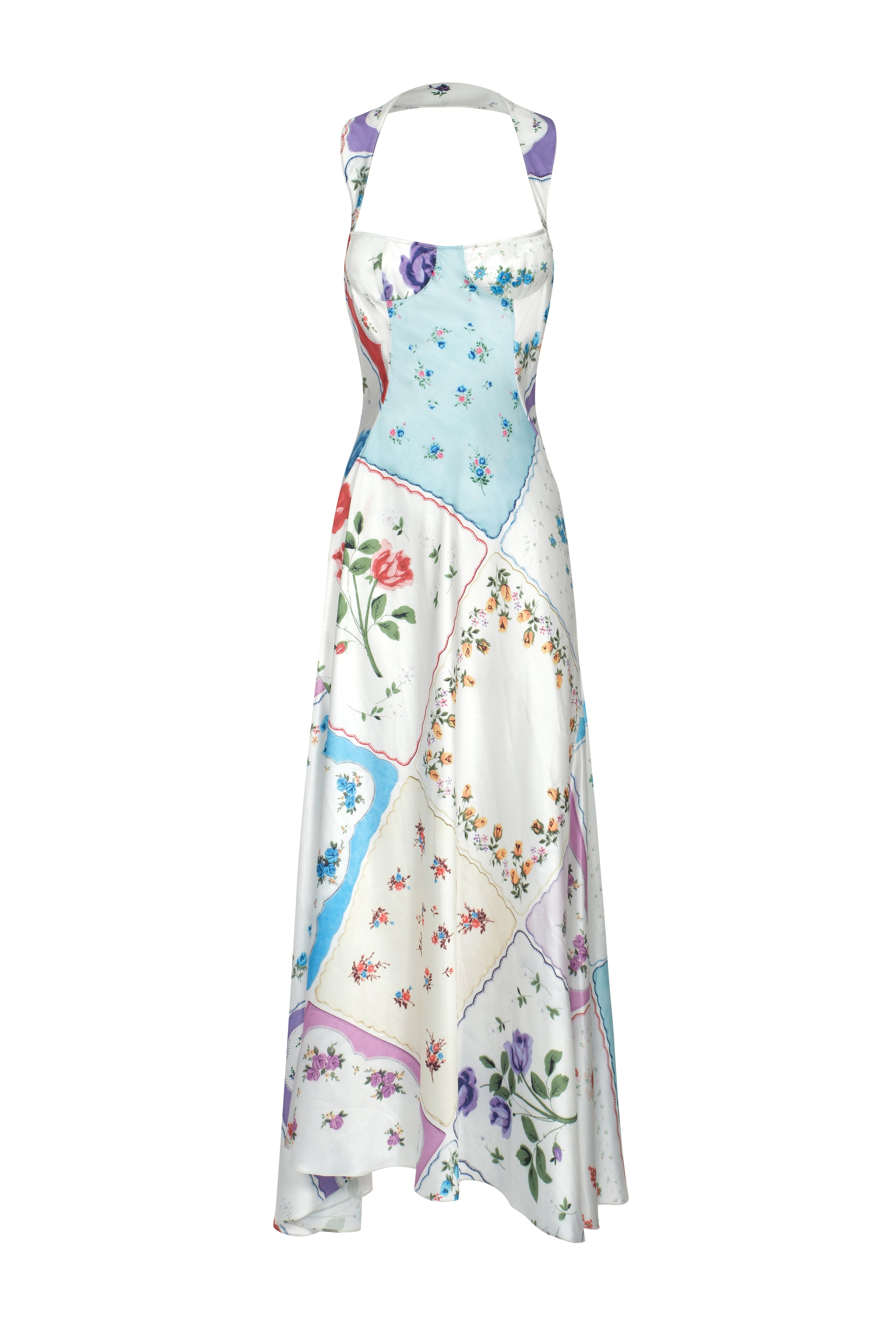 handkerchief printed dress