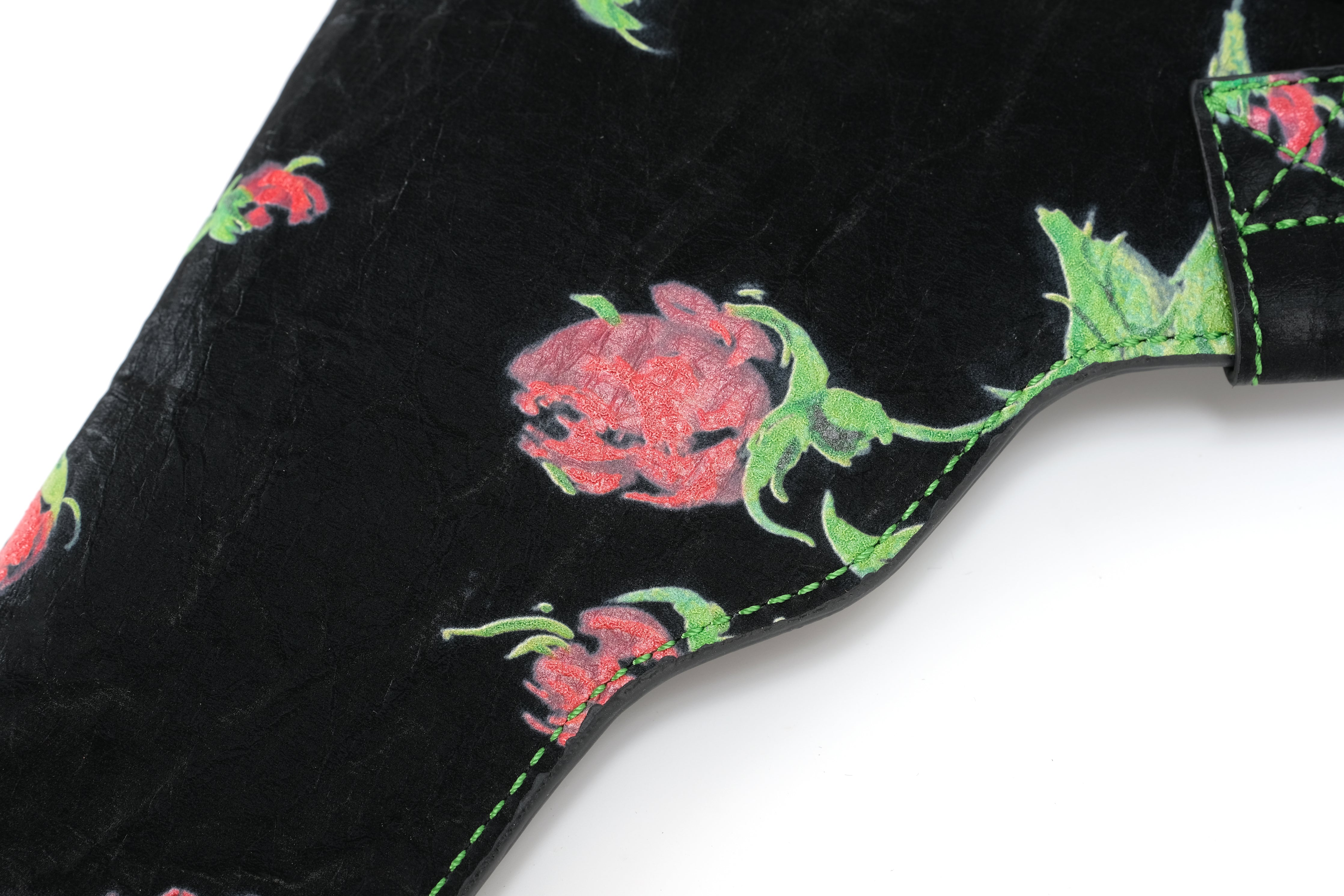 rose printed holster bag