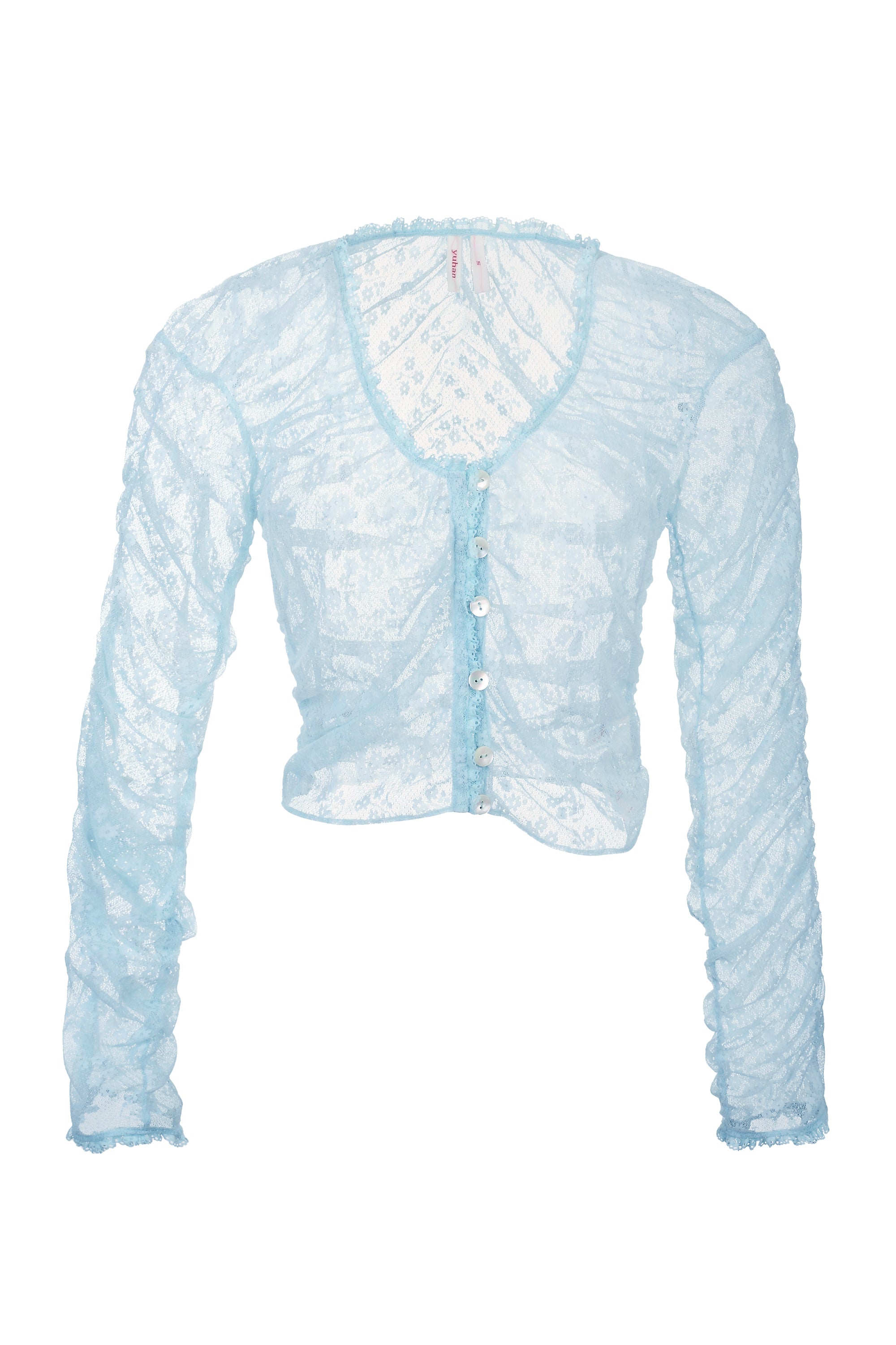 lace front buttoned top