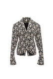 floral jacquard jacket